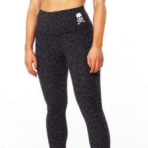 Lululemon x Soulcycle Align Pant 25" Formation Camo Deep Coal Size 12 NWT